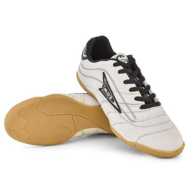 Imagem de Chuteira Masculina Branco Indoor Futsal Para Quadra Egm