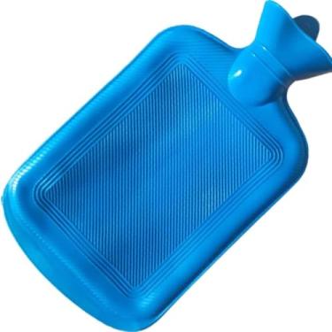 Imagem de Bolsa Térmica de Borracha para Água Quente e Fria, Compressa Reutilizável, 2 Litros.