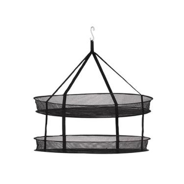 Imagem de Cesta de Secagem leds indoor 2 ou 8 Andares - Micro Perfurado Desmontável Cultivo Indoor - Secagem Rápida e Eficiente (2 Andares)