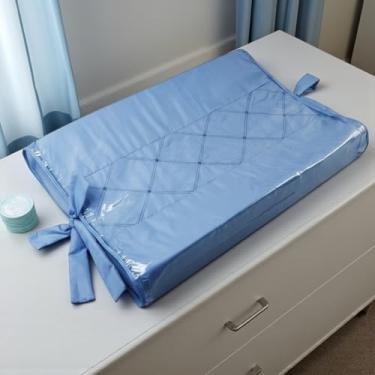 Imagem de Trocador Anatômico De Cômoda Luxo Azul Plastificado