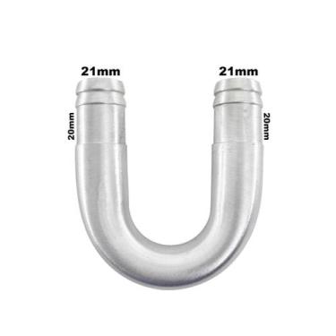 Imagem de Tubo U Adaptador Isolar Ar Quente 19mm Unirversal - PARAISO DAS MANGUE