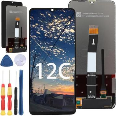 Imagem de Yuxyiony Nova substituição de tela para Xiaomi 12C tela de reparo de tela LCD e acessórios de ferramentas de substituição.
