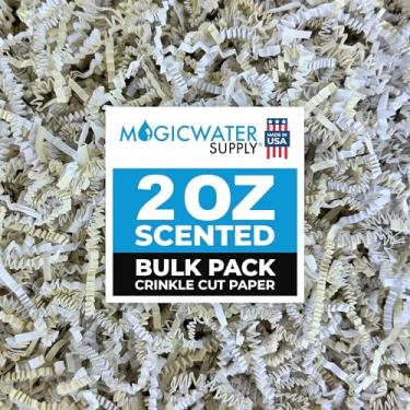 Imagem de Papel Perfumado MagicWater – 60 g – Baunilha – Perfeito para enchimento de papel desfiado, enchimento de cestos, caixas de presente, presentes de dama de honra, enfeites de Natal e mais – para todas