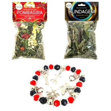 Imagem de Banho Pomba Gira Amor Blindagem Energética Pulseira Proteção Espiritua