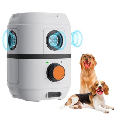 Imagem de QWV Dispositivo antilatido, 3 vezes ultra-sônico dissuasor de latido para cães de 15 metros de longo alcance, 3 modos, dispositivos de controle de latido à prova d'água IPX5, impedindo latidos de