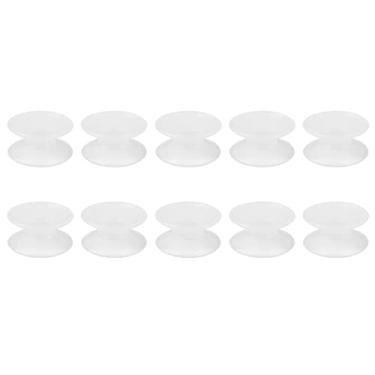 Imagem de 10 Peças de Ventosas de Silicone Dupla Face para Aquário Bomba de Oxigênio para Tanque de Peixes Fixação de Tubo Macio Sucção Forte Transparente 2 Cm Quantidade 10 Adequado para