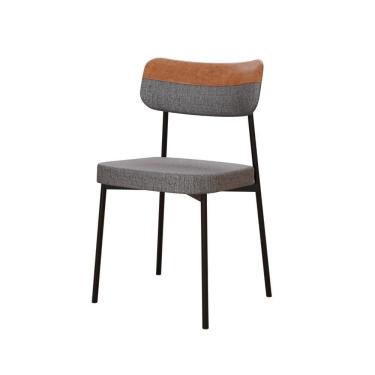 Imagem de Cadeira Mynna Fixa C/4 Pes 525 X 470 X 790 Mm C/1 Un. Crt.cinza/courino Caramelo Crt.cinza/courino Caramelo