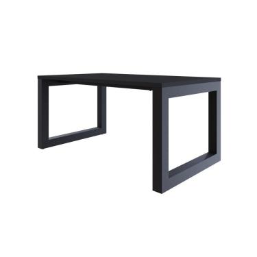 Imagem de Mesa De Jantar Bronx 160x90x77cm Brmj9160 Preto Tx - Est.preta Preto Tx/est.preta