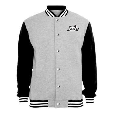 Imagem de Jaqueta Moletom Panda sem Bolso Calttony Unissex-Unissex
