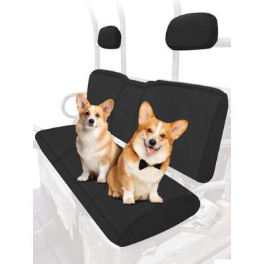 Imagem de ZIDIYORUO Capas de assento Ranger, conjunto completo de proteção de assento UTV para Polaris Ranger 500 700 800 2002-2008, resistente a arranhões, revestimento de poliuretano à prova d'água Ranger