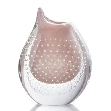 Imagem de Vaso Em Cristal Murano Rosa - São Marcos 14cm