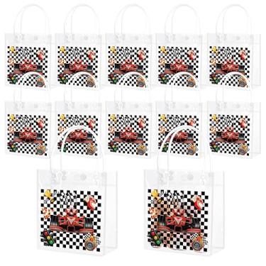 Imagem de Lyosehy 10 peças de sacos quentes de pvc para carro, lembrancinha de festa de feliz aniversário, artigos de festa de carro de corrida, presente de festa, para chá de bebê, carro quente, brindes de