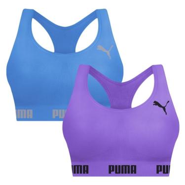 Imagem de Kit 2 Tops Puma Nadador Sem Costura Feminino