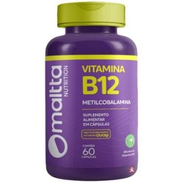Imagem de VITAMINA B12 METILCOBALAMINA ALTO TEOR 1 CÁPSULA AO DIA 60 CÁPSULAS VEGETARIANAS - MALTTA-Unissex