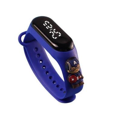 Imagem de Relógio Infantil Masculino Menino Menina A Prova De Água - HEROIS, CAP