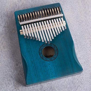 Imagem de Piano de 17 tons kalimba piano de polegar mogno portátil dedo piano polegar piano instrumento polegar piano piano piano (cor: B)