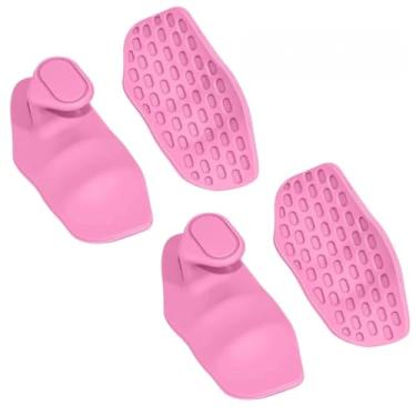 Imagem de Luva para Musculação Treino Grip Protetor de Mão Cross Fit Antiderrapante Halteres e Barras(KIT 2 Pares Rosa)