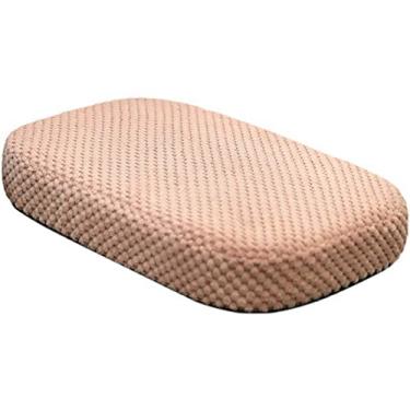 Imagem de 29 x 19 x 5 cm, almofada de cobertura para console central de carro, espuma de memória, capa universal para caixa de apoio de braço, protetor de capa de apoio de braço automotivo, acessórios