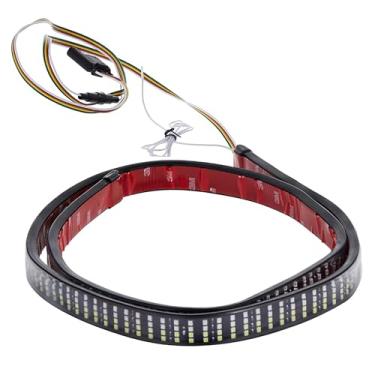 Imagem de Rough Country LED premium de 152,4 cm Quad-Row | Multifuncional | Faixa de luz para porta-malas | 78860, preta