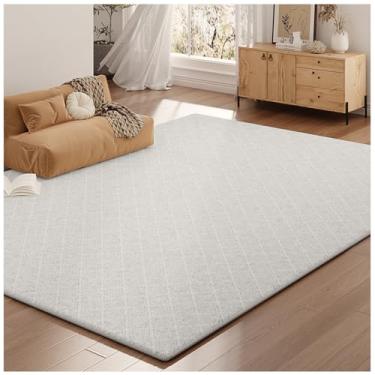 Imagem de SPXMQSS Tapete de quarto, antiderrapante resistente à sujeira para sala de estar, sofá lavável, mesa de café, tapete de cabeceira para sala de estar, sala de jantar, quarto, escritório, J 200 x 250 cm