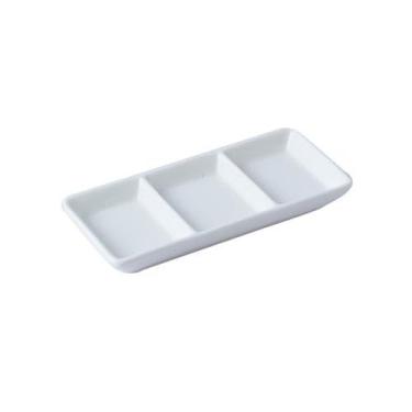 Imagem de prato de lanche Prato de cerâmica para temperos, prato com moldura, sabor restaurante, para vinagre, para molho soja, para molhos, utensílios mesa tigela de sopa