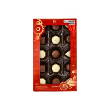 Imagem de Bombons Mini Show Cacau Show ao Leite e Branco Avelã 108g