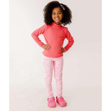 Imagem de Calça Infantil Legging Minnie Disney Tam 4 a 10-24107, 6, Rosa