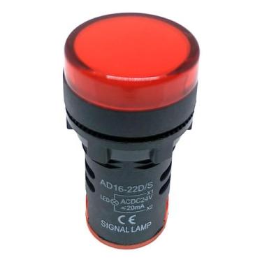 Imagem de Led Sinalizador Ad16-22Ds 22Mm 24V / Vermelho - Eng