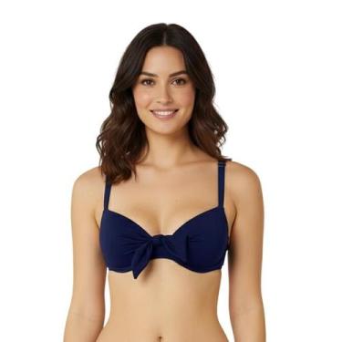 Imagem de Top Bojo Reforçado Sustentação Alça Ajustável Push Up Biquíni Moda Pra