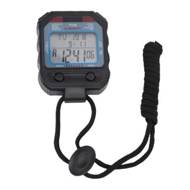 Imagem de RiToEasysports Cronômetro, Cronômetro Eletrônico Digital Esportivo Com Calendário e Alarme para Treinamento Em Pista, Natação e Treinamento Físico