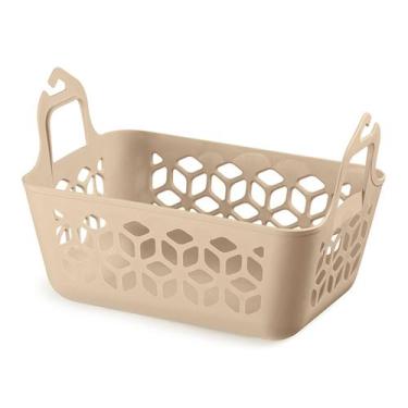 Imagem de Cesto Organizador Para Prendedores de Roupa Plástico Prático Funcional