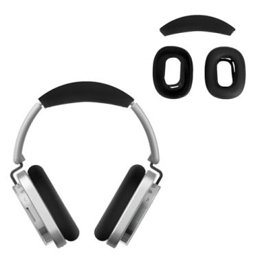 Imagem de KONXISA Capa para fone de ouvido for Nothing (1) capa, 2 conjuntos de capa de silicone para suor, capa protetora para fones de ouvido para fones de ouvido (1) protetores de ouvido e faixa de cabeça de