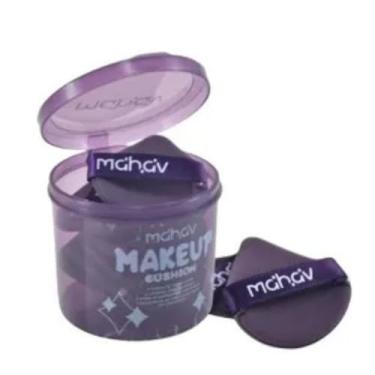 Imagem de Esponja Triangular Mahav – Kit com 6 Unidades, Acabamento Perfeito, Textura Macia