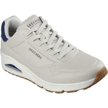 Imagem de Skechers Tênis masculino UNO, NATURAL/AZUL, 41 BR