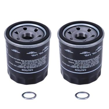 Imagem de Pacote com 2 filtros de óleo Woniu com juntas de esmagamento para Subaru 15208AA160, 15208AA15A, 15208AA21A Serve para Subaru Outback 2011-2025, Legacy, Impreza, Forester, XV Crosstrek, Ascent