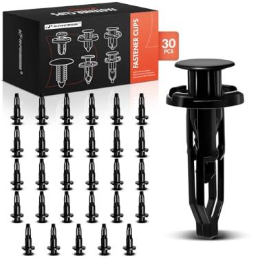 Imagem de A-Premium 30 peças de clipes de capa de para-choque de nylon para grade prendedor de carro clipes de pino compatíveis com Toyota Corolla 2013-2014 Yaris 2006-2009 Celica 1999-2005 Echo 2002 Lexus