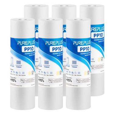 Imagem de Filtro de Agua PUREPLUS PP10 10"x2.5" 5 Micrones Paquete de 6