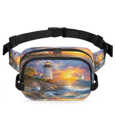 Imagem de Pochete de flores coloridas de girassol para mulheres e homens com alça ajustável, bolsa transversal, bolsa de peito, bolsa de bumbum, Cor 8