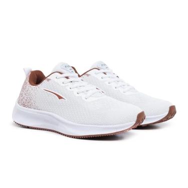 Imagem de Tênis Caminhada Academia Feminino Treino Leve Confortavel (Branco, BR, Adulto, Numérico, 37)