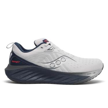 Imagem de Saucony Tênis masculino Triumph 22, Nuvem/azul-marinho, 13 Wide