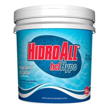 Imagem de Cloro Hipoclorito de Cálcio Hidroall Hypo hcl 10kg