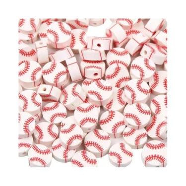 Imagem de Contas De Basquete De Argila Polimérica De 9mm 20 50 100pcs Para DIY J