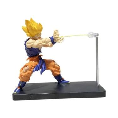 Imagem de Luz Noturna Modelo Goku Kamehameha Brinquedo Bandai Dragon Ball Para M