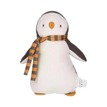 Imagem de Brinquedo De Pelúcia Confortável Em Linho Estilo Nórdico Pinguim Peque