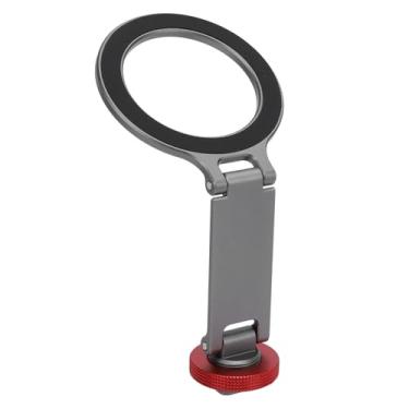 Imagem de aqxreight Suporte Magnético para Telefone Com Sapata Fria para Câmera Adaptador Flexível para Montagem Em tripé Suporte Dobrável para Smartphone/Linha de 4 pol. Possui Forte para Identificação