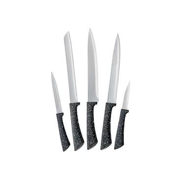 Imagem de Conjunto Facas Euro Home Colorstone 5 Peças Aço Inox Cabo Ergonômico Design Moderno