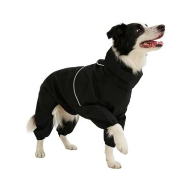 Imagem de Roupas para cães, roupas para animais de estimação em clima frio, casaco de corpo inteiro para cachorros, neve, chuva, caminhada, atividades ao ar livre, compras, acampamento