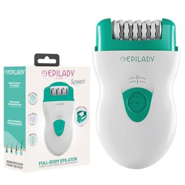 Imagem de Epilady Depilador Speed Corded – Depilador de depilação para mulheres e homens, removedor de pelos para braços, pernas, axilas, área do biquíni e rosto, duas velocidades, turquesa