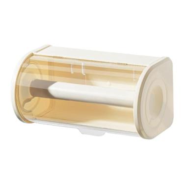 Imagem de Ｂｅｓｇａ Porta-papel-toalha com prateleira superior, porta-temperos e dispensador de lenços de papel para garagem, Branco