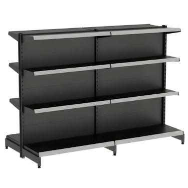 Imagem de Gondola Fit 40 Continuaçao Centro 137X90x60 Preto - Amapa